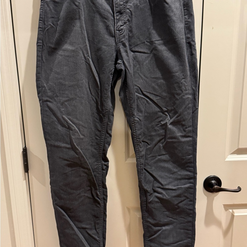 Banana Republic Athletic Fit Travel Pants in Dark Grey